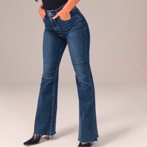 Abercrombie highwaisted flares size 30